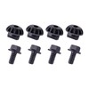 XYgdhqpt ​​4Pcs Rocker Recliner Black Bolts with Grommets Compatible with