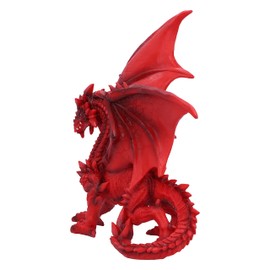 Nemesis Now Tailong Figurine 21.5cm, Red Dragon Sculpture, Gothic Fantasy Merchandise, Cast in the Finest Resin, Hand-Painted