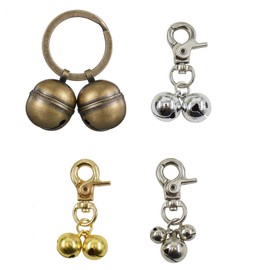 XPangle Extra Loud Dog Collar Bell, 4 Sets Cat Collar Bells Training Pet Pendant Accessories, Save Birds and Wildlife Jingle Bell