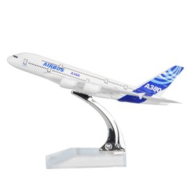 24-Hours 1:400 Airbus A380 Alloy Metal Model Decorations Plane Model Die-cast