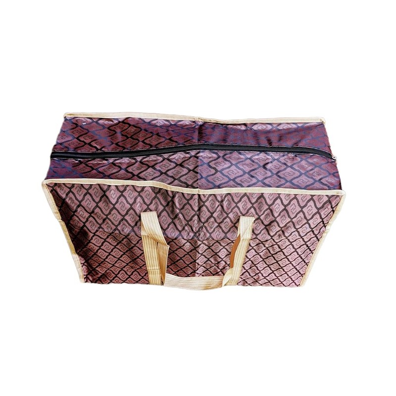 Reusable Heavy Duty Polypropylene Zipper Laundry and Storage Bags with