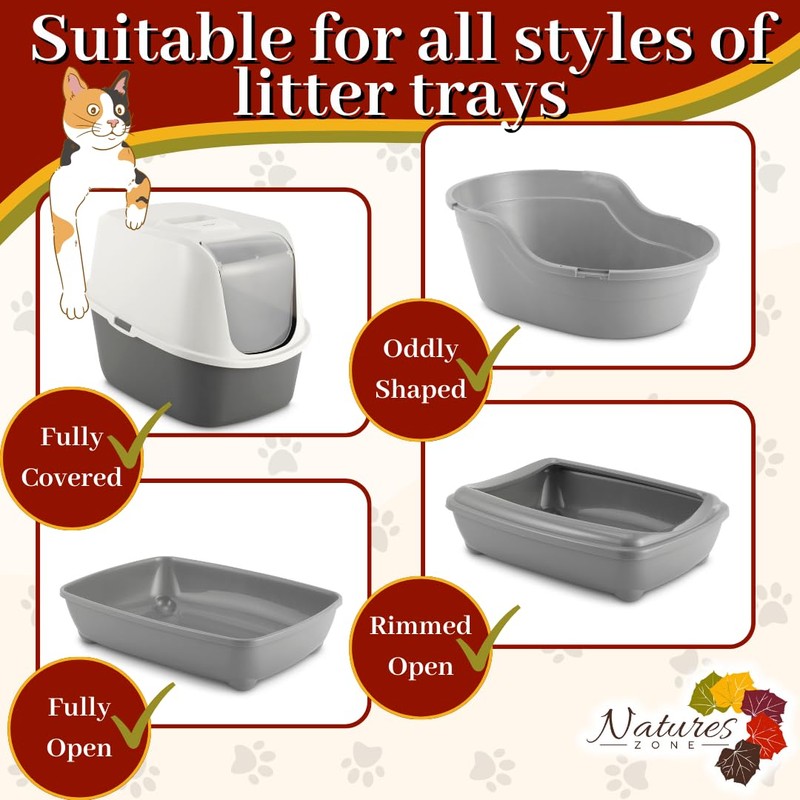 Natures Zone Cat Litter Tray Liners Large 20 Pack |