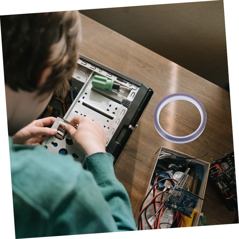 FUNOMOCYA High Resistant Tape 5 Rolls 10mm x 33m Black