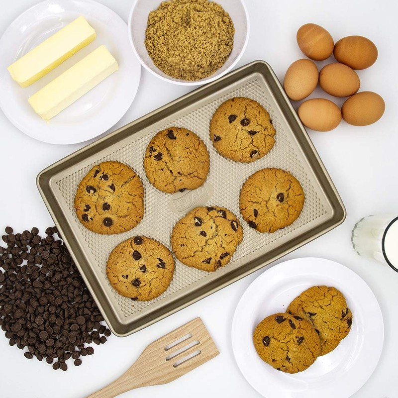 Glad Premium Nonstick Cookie Sheet – Whitford Gold Baking Pan