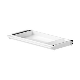 Under Desk Mounted Sliding Drawer to pull out, Attachable Desk Pencil Drawer White
