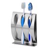 Stainless Steel Toothbrush Holder 3 Holes, Razor Holder 1 Holes
