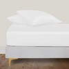 Linenwalas 100% Natural Bamboo Only Fitted Sheet With Secure Elastic