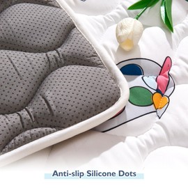 High-Density Foam Baby Play Mat, 50x50 Inches Thicken One-Piece Comfortable and Soft Playmat, Non Slip Machine Washable Floor Mat for Infants, Tapete Para Bebes,Toddlers