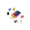 FIRST4MAGNETS Rainbow Coloured Plastic Mini Magnetic Hooks for Fridge, Office,