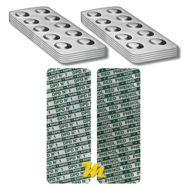 Rapid Test Tablets, 50 x DPD N°1 Free Chlorine and 50 x Phenol Red pH Value, Tablets for Pool and Whirlpool Water Tests, Made in Germany