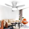 ocioc Quiet Ceiling Fan with LED Light DC motor 32