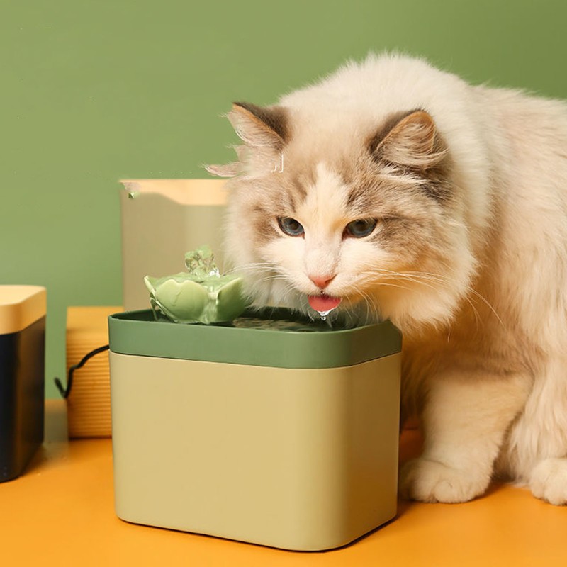 Pet Water Fountain Quiet Automatic Circulation Flow Filtration Cat Water