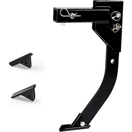 Hitch Mounted Ripper, 18'' Scarifier Shank, Updated Heavy Duty Hitch Lawn Trencher, Middle Buster Plow for CAT 0&1,3-Point Quick Hitch Tractors, 12mm Thicken Sub Soil Shank with 2 Ripper Teeth