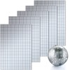 3600 Pieces Mirror Mosaic Tiles Self Adhesive Disco Mirror Tiles