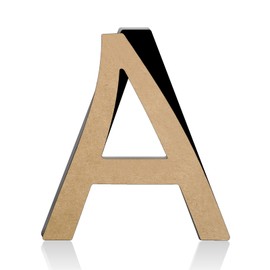 3 Inch Self Adhesive House Numbers, Black Acrylic House Address Letters and Numbers for Outside, Ideal for Garden, Mailboxes, Rooms, Apartments, Offices, and Hotels (A)