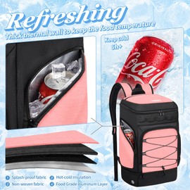 Ciihars Basketball Backpack Bag Large Sports Bag with Separate Ball holder & Shoes compartment, Best for Basketball, Soccer,Volleyball,Gym (Hot Pink)