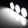 LED Puck Lights, Set of 6, White | Dimmable Under