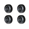 Buyers Products B1001 Bumper, Rubber Stop, 2.5 in. x 1 in., 4 Pack