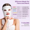 EASYINBEAUTY 7 Color LEDFace Neck Mask Light Photon Rejuvenation Skin