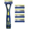 Schick Hydro 5 Groomer Razor Kit for Men, 4-In-1 Power