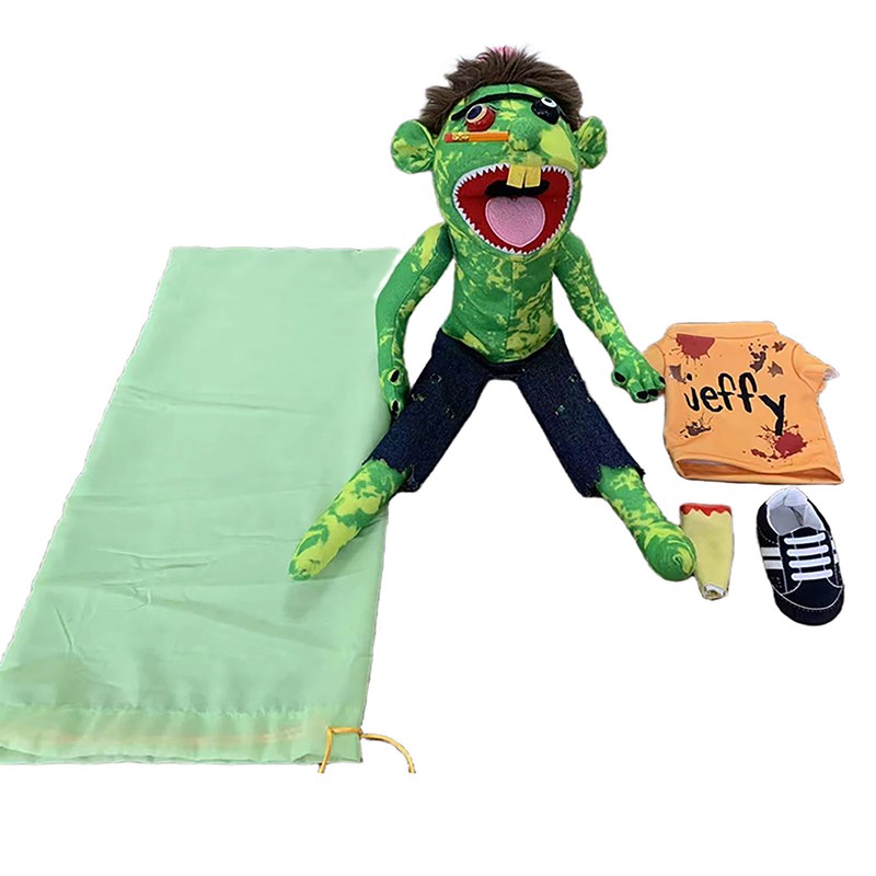 Cartoon Funny Mouth Boy Hand Puppet Parent‑child Interactive Characters