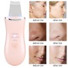 Ultrasonic Skin Scrubber Face Cleaning Vibration Massage Home Beauty MachinePink