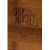 Wood Box Herbal Storage and Pollination Black Leaf (Stoner Box)