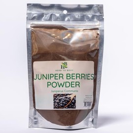 Herb To Body Juniper Berries Powder | Juniperus Communis | Wildcrafted | 4oz