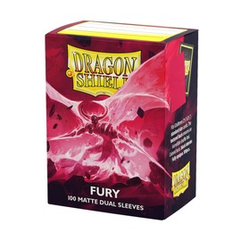 Dragon Shield Matte Dual Sleeves Standard Size Fury 100 pieces AT-15055