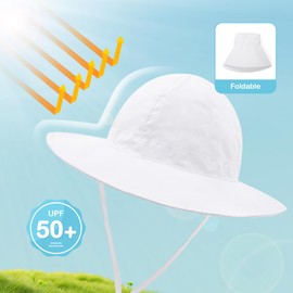 KAKU NANU Schirmmütze Baby Sonnenhut Kinder Uv Schutz 50 Sommerhut Mädchen Junge Sun Hat Sonnenschutz Baby Kopf Kinder Mütze Sommer 6-12 18 12-18 Monate