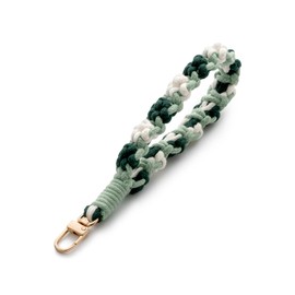 CHUQING Key Chain Macrame Lanyard Short Key Ring Fabric Boho Key Chain Bracelet Key Ring Women Ladies, Kc12-03