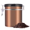 1.5L 304 Stainless Steel Airtight Coffee Beans Container Storage Canister