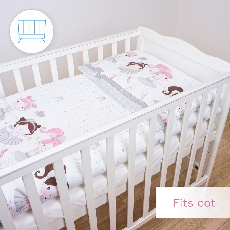 2 Piece Baby Kids Bedding Set 120x90 cm Duvet Cover