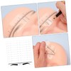 Mikinona Eyebrow Tattooing Kit 50pcs Stencil Ruler Templates Precision Shaping