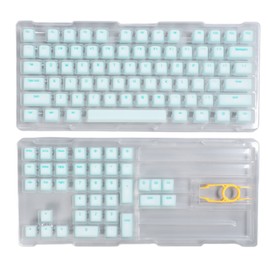113 Keys PBT Keycaps Professional DIY Original Height Mute Mechanical Keyboard Keycaps for 61 64 68 72 82 84 87 104 108 Keys Mechanical Keyboard Mint Green