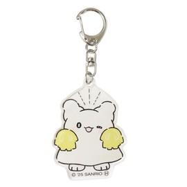 K Company Hanamaru Ghost Acrylic Key Chain Oen HO-AK-HT H 2.2 x W 2.1 x D 0.1 inches (5.6 x 5.3 x 0.3 cm)