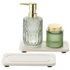 2Pack Diatomite Stone Sink Tray, Water Absorbing Faucet Mat for