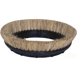 Oreck Commercial 237048 Natural Fiber Union Mix Polishing and Light Scrubbing Orbiter Brush, 12" Diameter, for ORB550MC Orbiter Floor Machine (PAC (2-Pack))