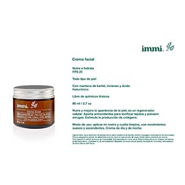 Crema Facial con karité, incienso y ácido hialurónico