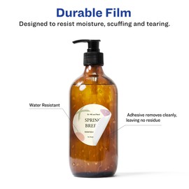 Avery Durable Removable Round Labels, Sure Feed Technology, 2" Diameter, Matte White Film, Water-Resistant, Print-to-The-Edge, Laser/Pigment-Based Inkjet Printable, 96 Total