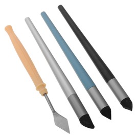 SUPVOX 1 Set Oil Pastel Blending Sponge Brush with Scraper for Artists Versatile Ink Blending Tool for Oil Painting Sketching Watercolor Soft Sponge Tip for Detailed Shading