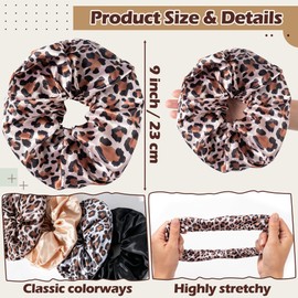 4 Pack Yoga Mat Scrunchie, Fits Standard Mats (Brown & Black)