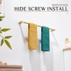 KOKOSIRI Bathroom Towel Rack Wall Mounted 24-Inch Bath Towel Bar