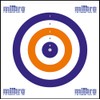 SMK RWB THICK CARD 14cm Airgun Air Rifle Pistol Targets