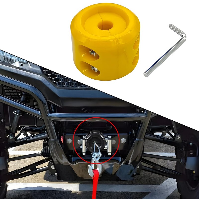 Bittwee Car Rubber Winch Stopper for ATV UTV Truck, Cable