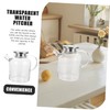 Ciieeo Transparent Glass Water Pitcher Kitchen Juice Pot with Ergonomic