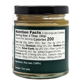 Nutural World - Crunchy Pine Nut Butter 6 Oz (170g) Great Taste Award winner