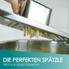 Cookery - Spaetzle slicer made of stainless steel (dishwasher safe).