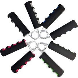 Ejercitador de Agarre de Mano 2 Pack Ejercitador –Hand Grip Fitness para Mano y Antebrazo Entrenador de Fuerza Portátil Resistencia Ajustable