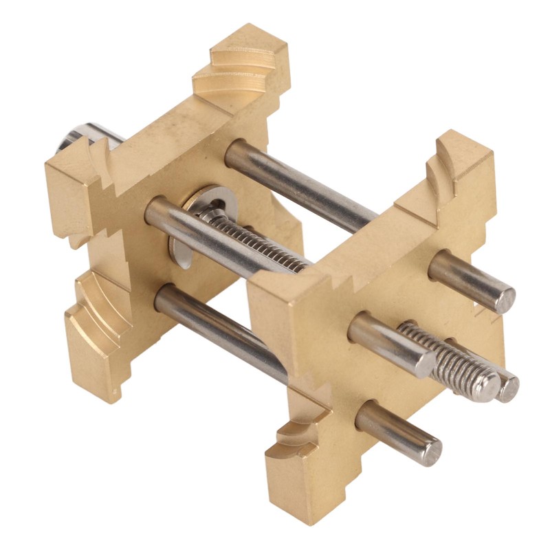 Watch Movement Holder Fixed Base Adjustable 4 Sided Watchmaker Clamp